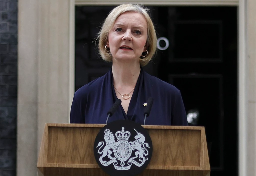 Prime Minister Liz Truss's statement in Downing Street: 20 October 2022 Prime Minister Liz Truss gave a statement in Downing Street.