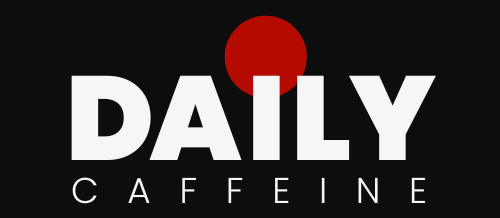 The Daily Caffeine Logo Black