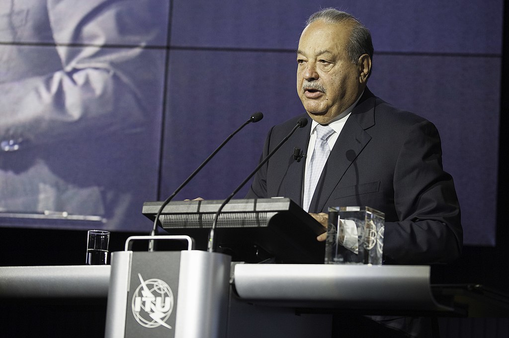 Mr Carlos Slim President, Carlos Slim Foundation and Chairman, Grupo Carso speaking at the WTISD 2014 Award Ceremony.