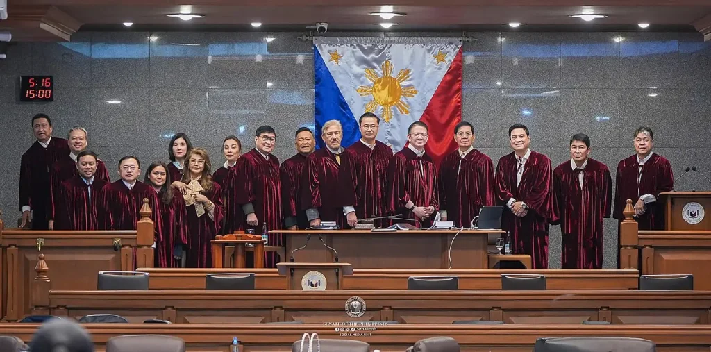 Senator Judges of the impeachment trial of Sara Duterte