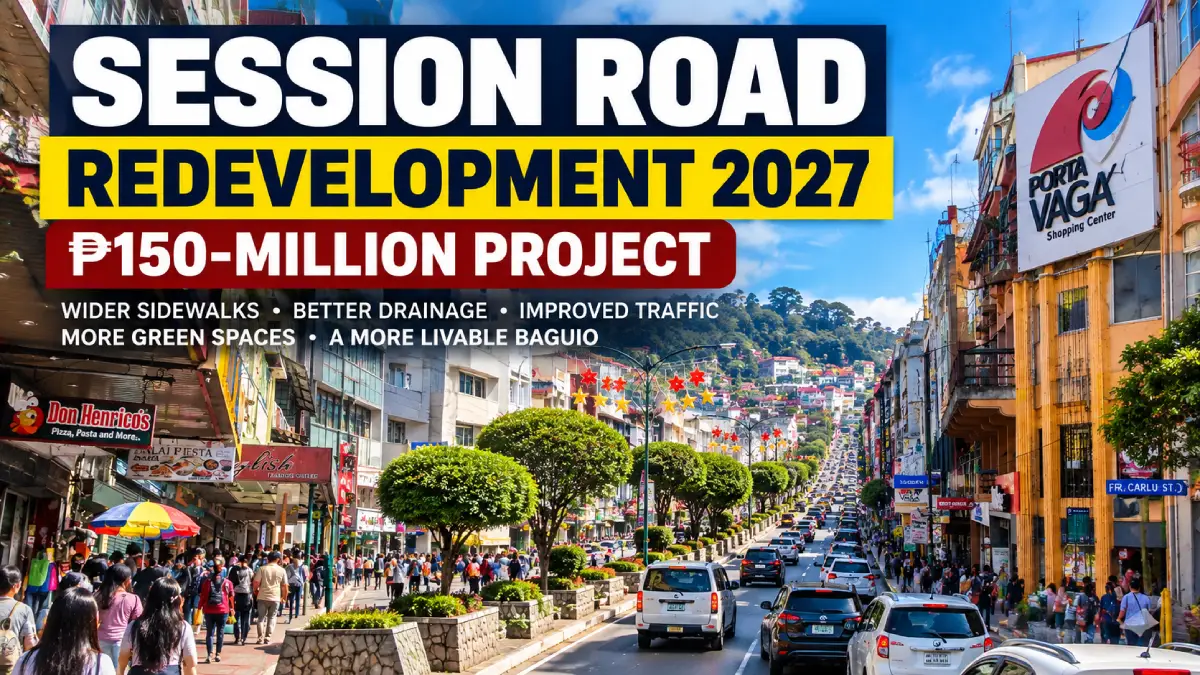 Session Road Baguio City Redevelopment 2027